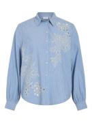 Vila Blouse Caspiana Blauw dames