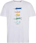 A Fish Named Fred T-shirt Fish Wit heren