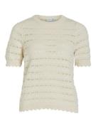 Vila T-shirt Dolise Beige dames