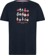 A Fish Named Fred T-shirt Vase Blauw heren