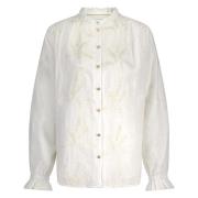Nukus Jenna Blouse Embroidery Wit dames