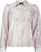 Poools Blouse print Beige dames