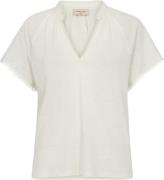 Freequent T-shirt Lavina Wit dames