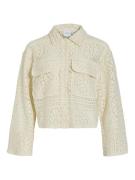 Vila Vest Merinda Crochet Beige dames