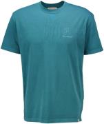 Revolution T-shirt Printed Blauw heren