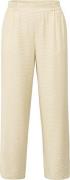 Yaya Printed woven trousers with el Grijs dames