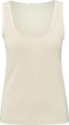 Yaya Rib singlet with shiny binding Bruin dames