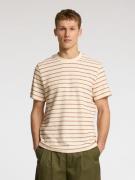Selected Homme T-shirt Django Streep Rood heren