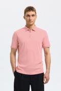 Selected Homme Polo Fave Zip Roze heren