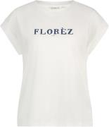 Florez T-shirt Fien  Wit dames