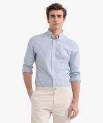 McGregor Overhemd Oxford Big Stripe Blauw heren