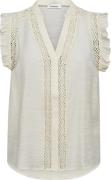 Co'couture karin cc frill top Wit dames