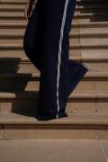 Nukus Pantalon Nikki Tape Blauw dames