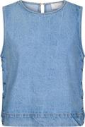 Neo Noir Top Svetlana Braid Blauw dames