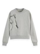 Scotch & Soda Sweater Chest Artwork Grijs dames
