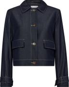 Co'couture Blazer Terry Denim Blauw dames