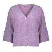Geisha Vest V-hals 3/4 mouw Paars dames