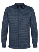 Petrol Overhemd Alloverprint Blauw heren