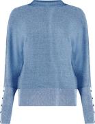 Bloomings Trui glitter Blauw dames