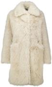 Bomboogie Jas Long Hair Eco Fur Beige dames