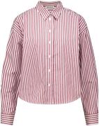 Anna Blue Blouse Sam Bordeaux Rood dames