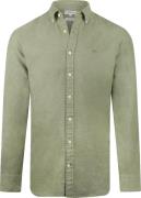 McGregor Overhemd Oxford Flannel  Groen heren