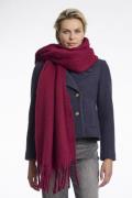 Rino & Pelle Sjaal Gella Bordeaux Rood dames