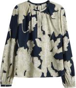 Opus Tuniekblouse Ficona Analogue met bloemenprint Blauw dames