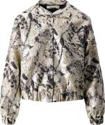 Zusss Glans Jasje Jaquard  Beige dames