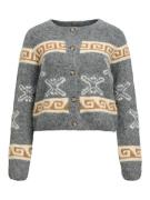 Object Gebreid Vest Galia Grijs dames
