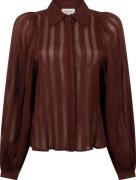 Aaiko Blouse Rose Stripes Bruin dames