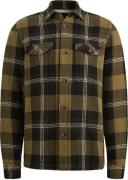 Pme Legend Overhemd The Jones Herringbone Groen heren