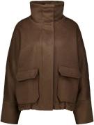 Giacomo Wollen jas Bruin dames