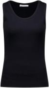 Bomont Rib Tank Top Zwart dames