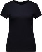 Bomont T-shirt Rib Zwart dames
