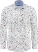 A Fish Named Fred Overhemd Wild Flowers Wit heren