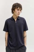 Jack & Jones Polo Ethan Zip Navy heren