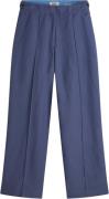 Scotch & Soda Broek Lou met wijde pijpen Lyocell high-rise Blauw dames