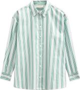 Freequent Blouse Fina Streep Groen dames