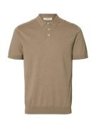 Selected Homme Polo Berg Beige heren