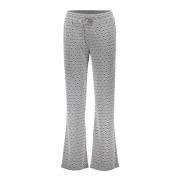 Geisha Pantalon Jacquard Off White dames