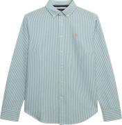 Superdry Blouse Oxford Slim  Groen dames