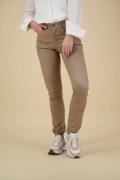 Enjoy Broek  5-Pocket Superstretch Lang Zand dames