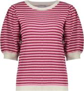 Geisha Pullover Stripe lrx Beige dames