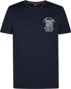 Petrol T-Shirt  Navy heren