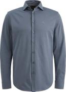 Pme Legend Overhemd Satin Jersey Indigo heren
