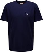 Revolution T-shirt Loose Fit Navy heren