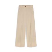 Summum Pantalon Wide Leg  Bruin dames