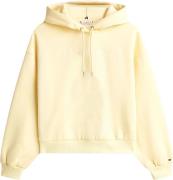 Tommy Hilfiger Hoodie Corp logo Geel dames