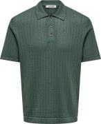 Only & Sons Polo Moon Groen heren